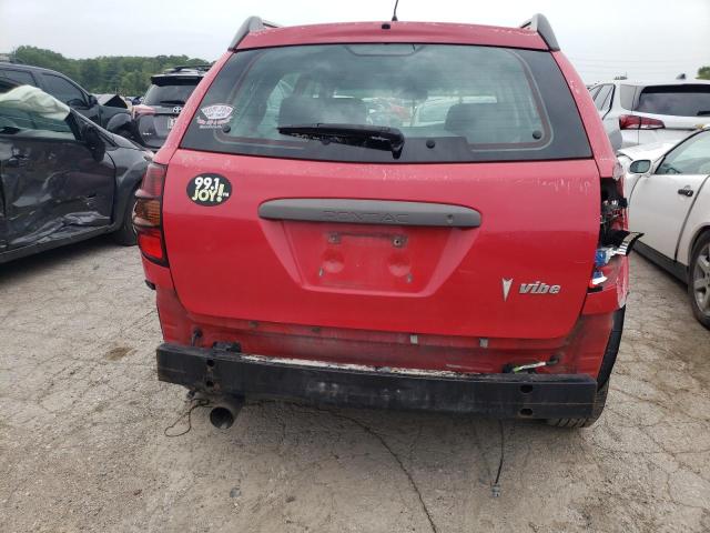 5Y2SL63845Z461869 - 2005 PONTIAC VIBE RED photo 6