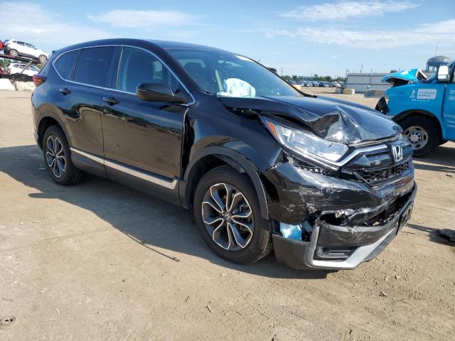 5J6RW2H5XLL037636 - 2020 HONDA CR-V EX BLACK photo 4