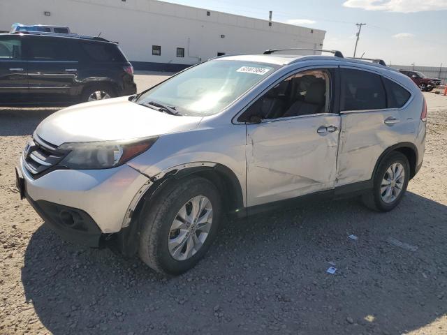 2HKRM4H78DH618325 - 2013 HONDA CR-V EXL SILVER photo 1