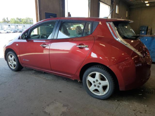 JN1AZ0CP5CT020494 - 2012 NISSAN LEAF SV RED photo 2