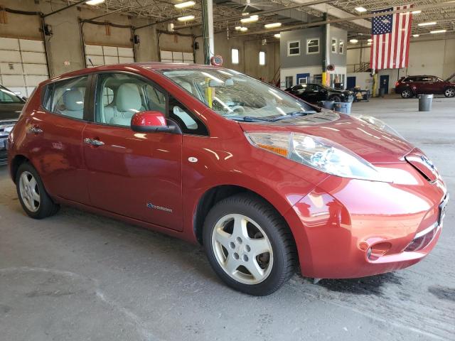 JN1AZ0CP5CT020494 - 2012 NISSAN LEAF SV RED photo 4