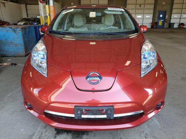 JN1AZ0CP5CT020494 - 2012 NISSAN LEAF SV RED photo 5