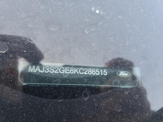 MAJ3S2GE8KC286515 - 2019 FORD ECOSPORT SE შავი ფოტო 12