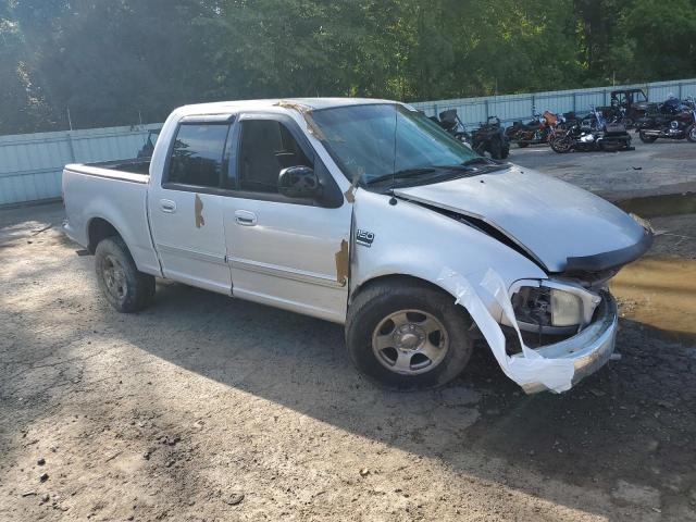 1FTRW07L91KE65551 - 2001 FORD F150 SUPERCREW SILVER photo 4