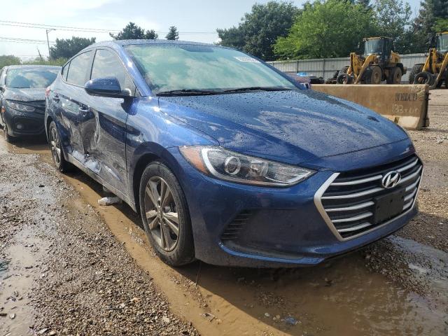 5NPD84LF8JH357951 - 2018 HYUNDAI ELANTRA SEL BLUE photo 4