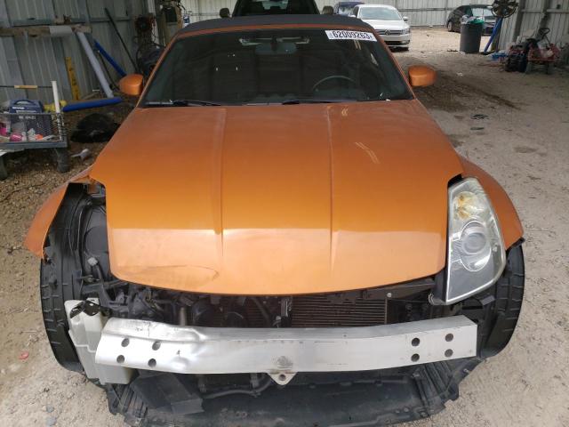 JN1AZ36D06M400036 - 2006 NISSAN 350Z ROADSTER ORANGE photo 5