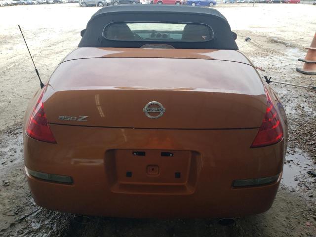 JN1AZ36D06M400036 - 2006 NISSAN 350Z ROADSTER ORANGE photo 6