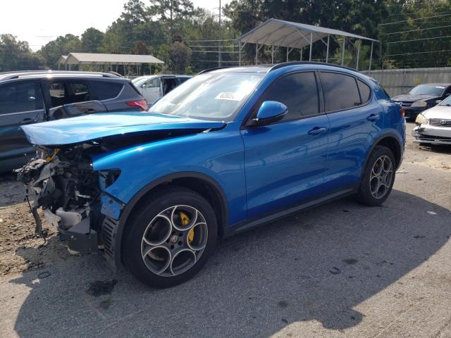 ZASFAKNN6J7B98459 - 2018 ALFA ROMEO STELVIO TI SPORT BLUE photo 1