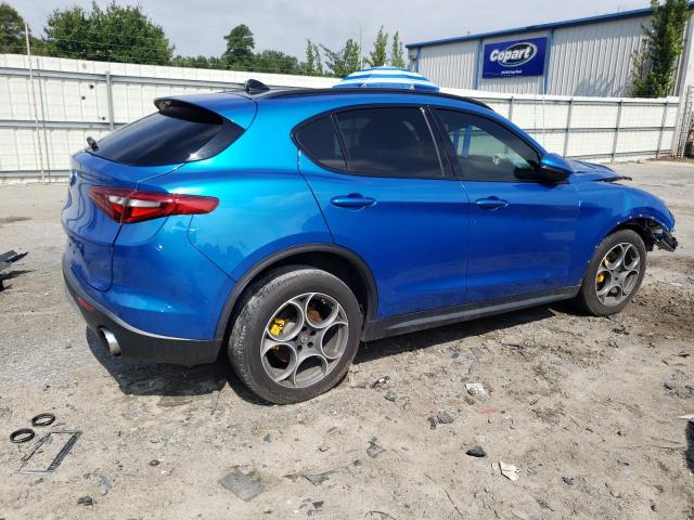 ZASFAKNN6J7B98459 - 2018 ALFA ROMEO STELVIO TI SPORT BLUE photo 3