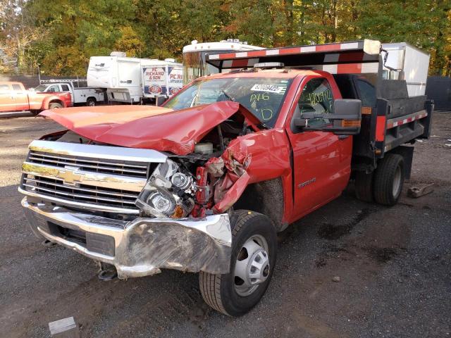 1GB3KYCG0FZ527639 - 2015 CHEVROLET SILVERADO K3500 RED photo 2