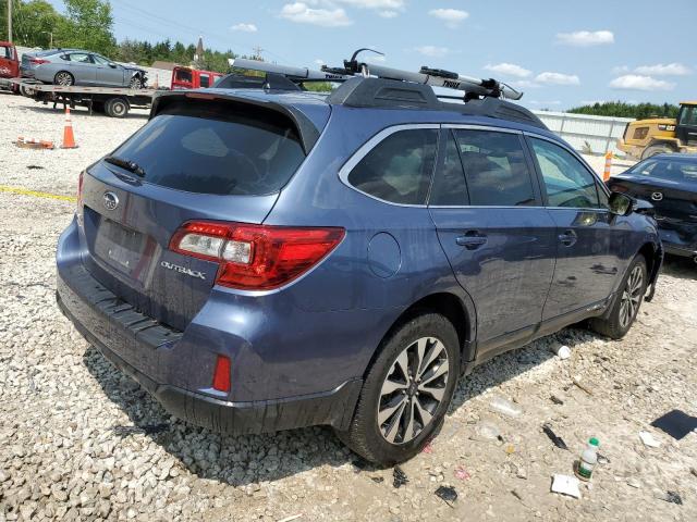 4S4BSBNC2G3300113 - 2016 SUBARU OUTBACK 2.5I LIMITED BLUE photo 3