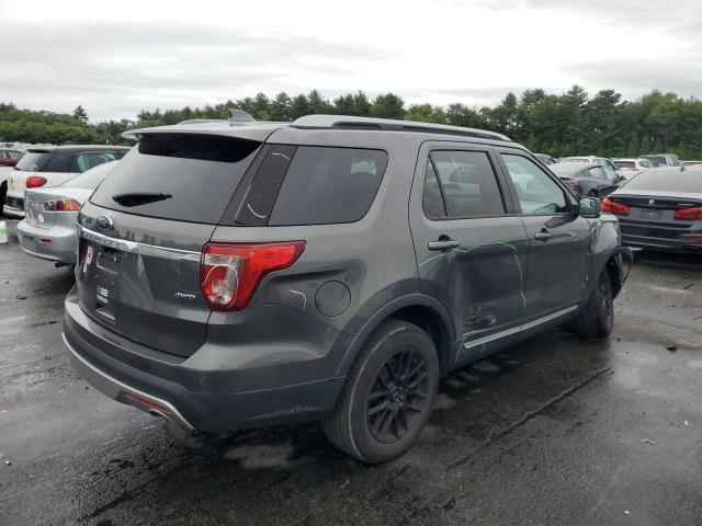 1FM5K8D87HGD65949 - 2017 FORD EXPLORER XLT ნაცრისფერი ფოტო 3