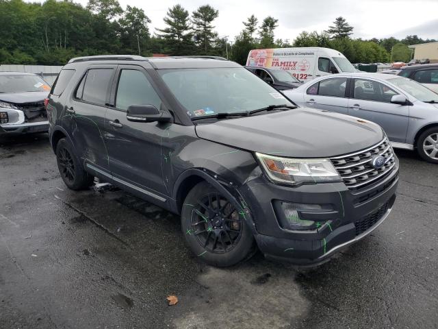 1FM5K8D87HGD65949 - 2017 FORD EXPLORER XLT ნაცრისფერი ფოტო 4