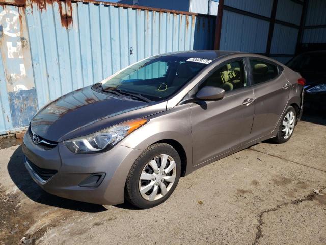 5NPDH4AE9CH113187 - 2012 HYUNDAI ELANTRA GL CHARCOAL photo 2