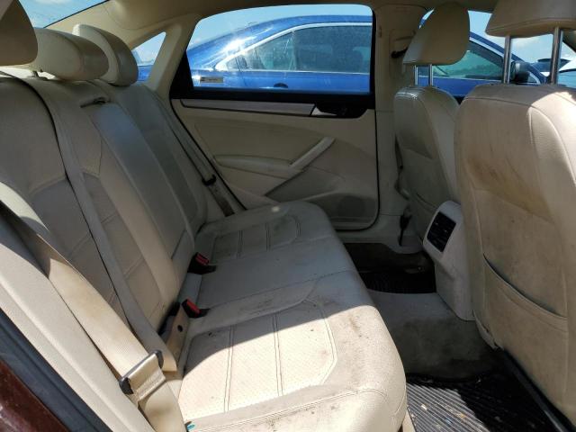 1VWBT7A36EC068811 - 2014 VOLKSWAGEN PASSAT SE MAROON photo 10