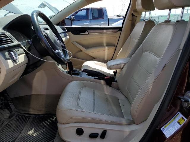 1VWBT7A36EC068811 - 2014 VOLKSWAGEN PASSAT SE MAROON photo 7