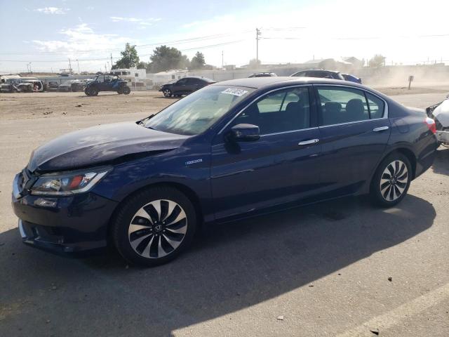 1HGCR6F39FA002938 - 2015 HONDA ACCORD HYBRID BLUE photo 1