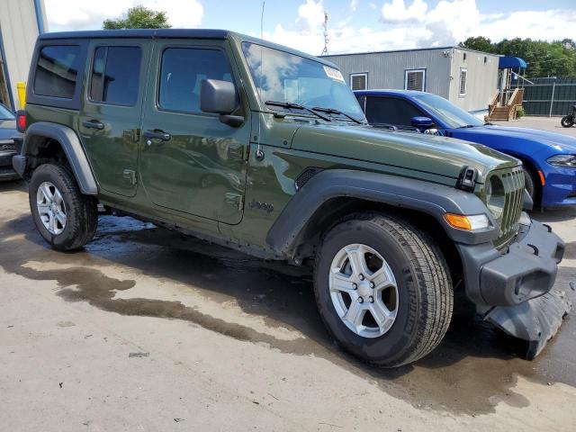 1C4HJXDG0NW144538 - 2022 JEEP WRANGLER U SPORT GREEN photo 4