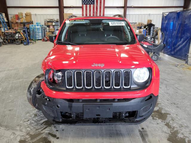 ZACCJBAH7JPH87499 - 2018 JEEP RENEGADE SPORT RED photo 5