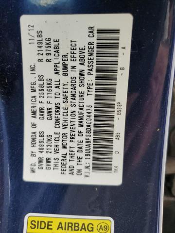 19UUA8F58DA004475 - 2013 ACURA TL TECH BLUE photo 12