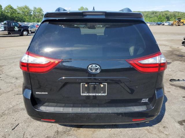 5TDDZ3DC3JS196074 - 2018 TOYOTA SIENNA XLE BLACK photo 6