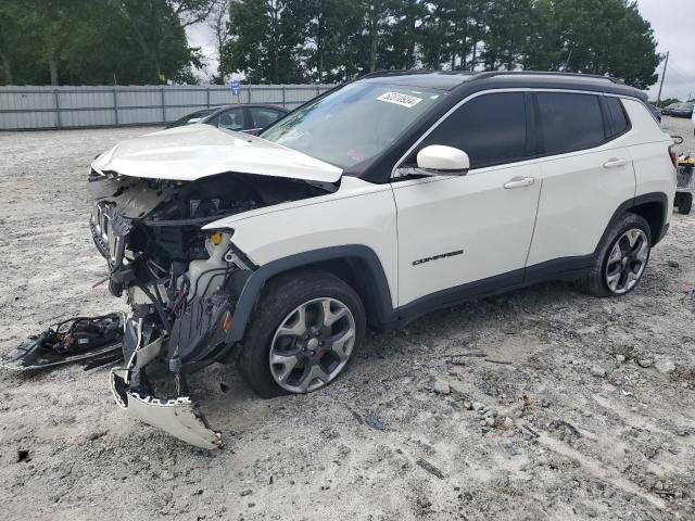 3C4NJDCB3JT298779 - 2018 JEEP COMPASS LIMITED WHITE photo 1