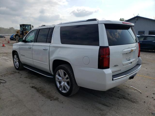 1GNSKJKC8HR313442 - 2017 CHEVROLET SUBURBAN K1500 PREMIER WHITE photo 2