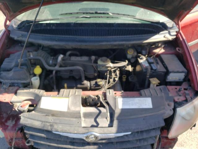 1C4GP45R05B411516 - 2005 CHRYSLER TOWN & COU წითელი ფოტო 12