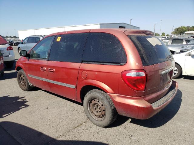 1C4GP45R05B411516 - 2005 CHRYSLER TOWN & COU წითელი ფოტო 2