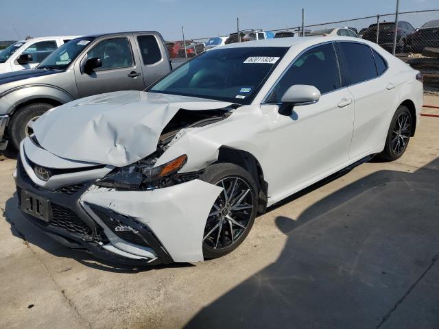 4T1T11AK2PU087267 - 2023 TOYOTA CAMRY SE NIGHT SHADE WHITE photo 1