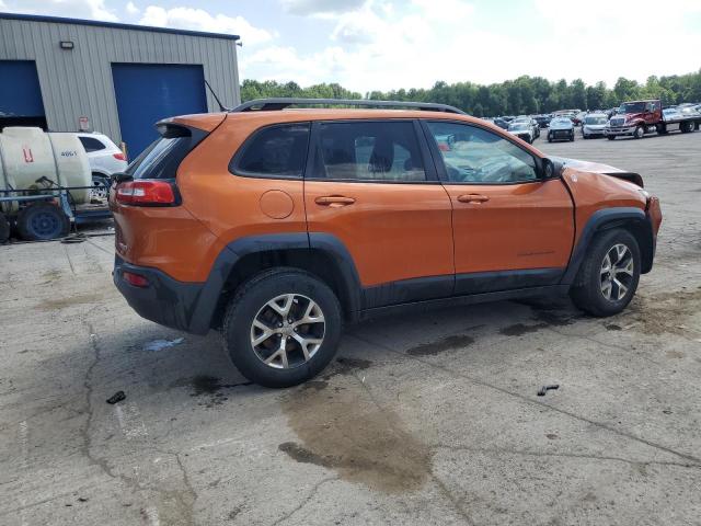 1C4PJMBB3EW277926 - 2014 JEEP CHEROKEE TRAILHAWK ORANGE photo 3