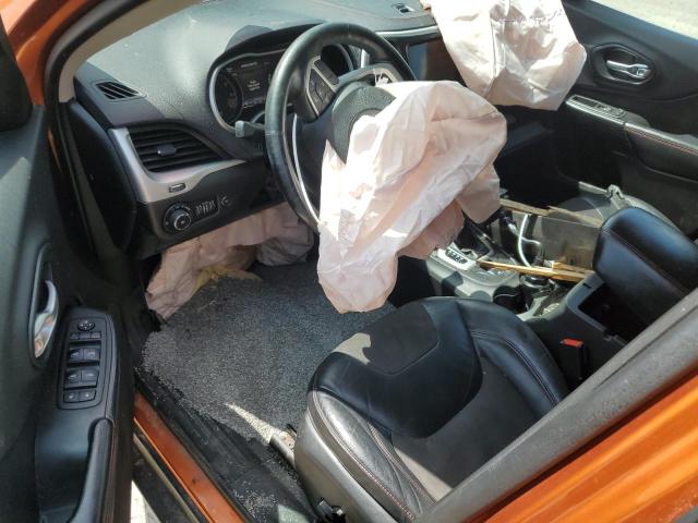 1C4PJMBB3EW277926 - 2014 JEEP CHEROKEE TRAILHAWK ORANGE photo 8