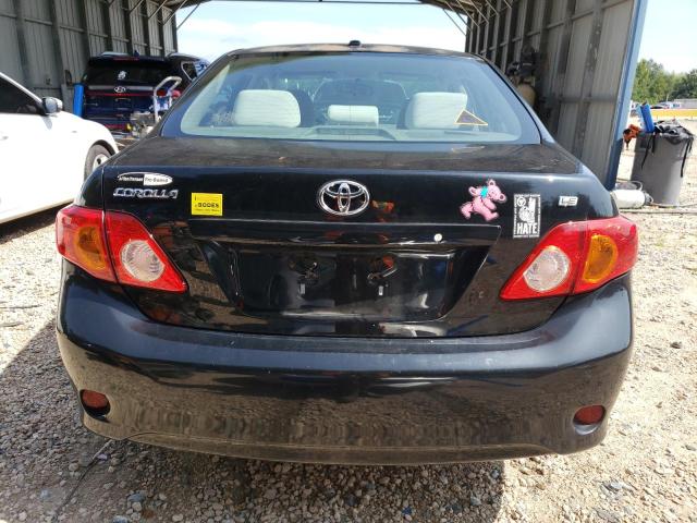 2T1BU4EE1AC511099 - 2010 TOYOTA COROLLA ba BASE BLACK photo 6