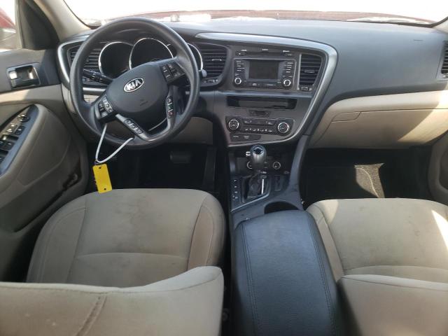 5XXGM4A72DG241374 - 2013 KIA OPTIMA LX RED photo 8