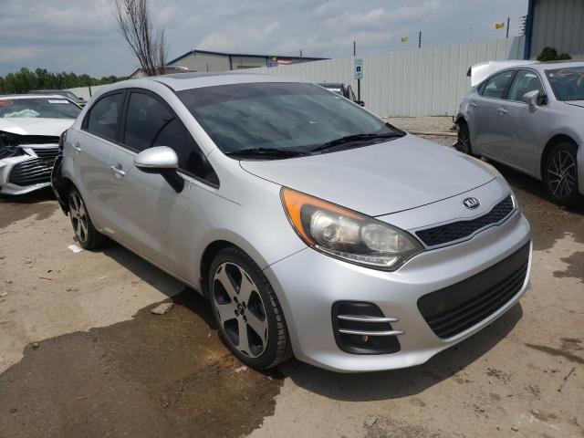 KNADN5A32G6676186 - 2016 KIA RIO EX SILVER photo 4