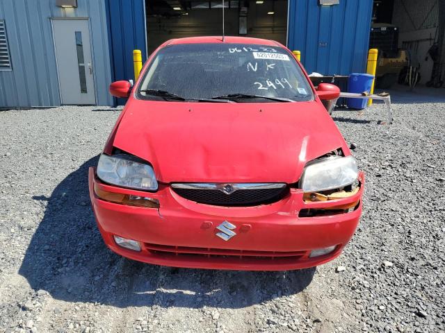 KL5TM66608B242499 - 2008 SUZUKI SWIFT S RED photo 5