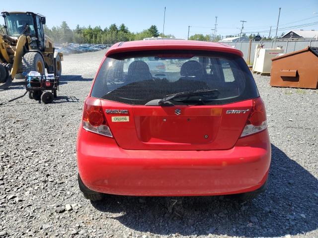 KL5TM66608B242499 - 2008 SUZUKI SWIFT S RED photo 6