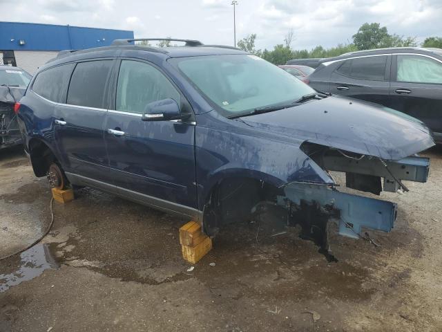 1GNKRGED2BJ324672 - 2011 CHEVROLET TRAVERSE LT BLUE photo 4