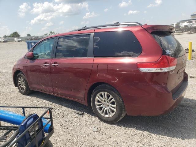 5TDYK3DC7BS158533 - 2011 TOYOTA SIENNA XLE MAROON photo 2