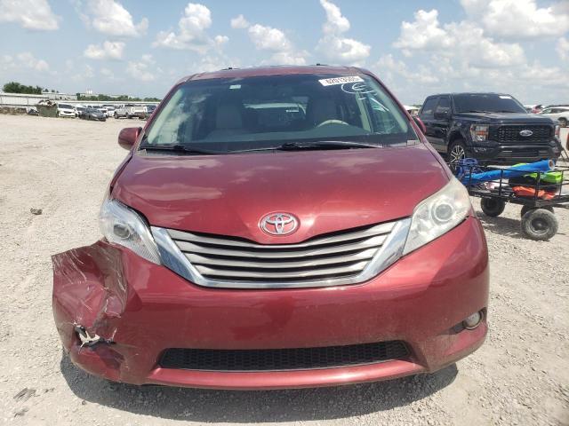 5TDYK3DC7BS158533 - 2011 TOYOTA SIENNA XLE MAROON photo 5