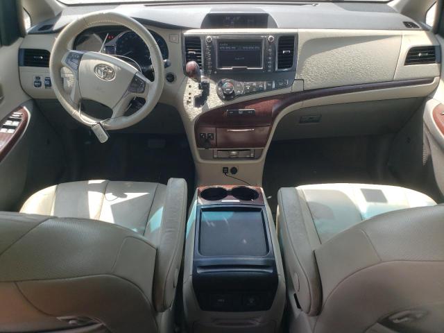 5TDYK3DC7BS158533 - 2011 TOYOTA SIENNA XLE MAROON photo 8