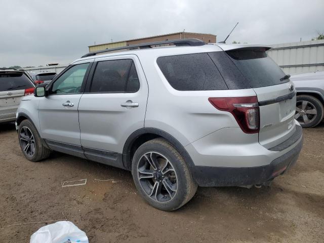 1FM5K8GT2EGB86181 - 2014 FORD EXPLORER SPORT SILVER photo 2