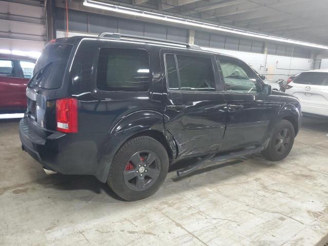 5FNYF38549B019670 - 2009 HONDA PILOT EXL BLACK photo 3