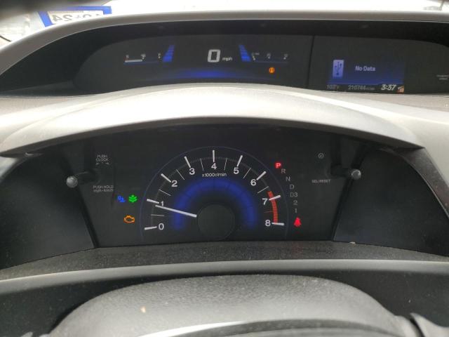 2HGFB2F97CH588700 - 2012 HONDA CIVIC EXL ნაცრისფერი ფოტო 9