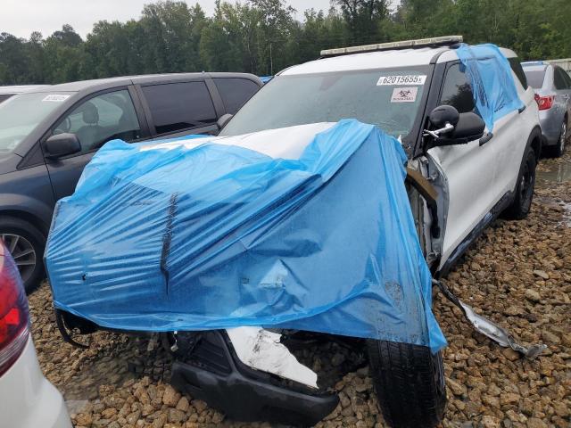 1FM5K8AB4MGA07654 - 2021 FORD EXPLORER POLICE INTERCEPTOR WHITE photo 1