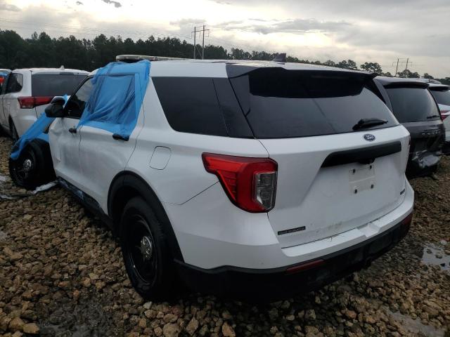 1FM5K8AB4MGA07654 - 2021 FORD EXPLORER POLICE INTERCEPTOR WHITE photo 2