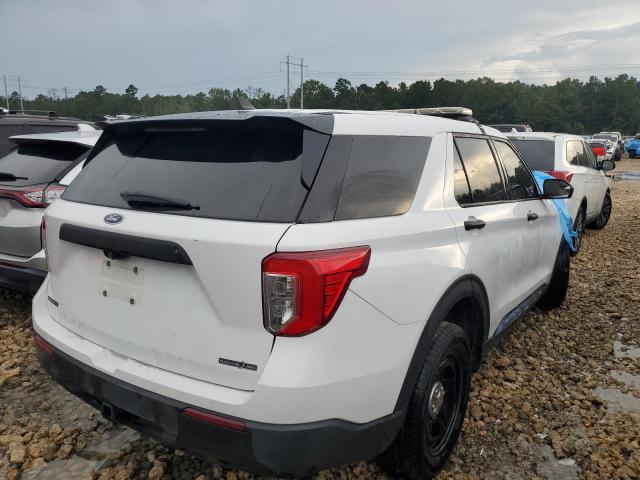 1FM5K8AB4MGA07654 - 2021 FORD EXPLORER POLICE INTERCEPTOR WHITE photo 3