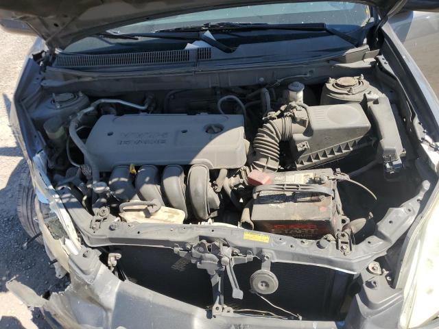 2T1KR32E57C643291 - 2007 TOYOTA COROLLA MA XR GRAY photo 11