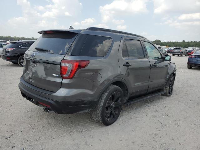 1FM5K8GT4KGB53064 - 2019 FORD EXPLORER SPORT GRAY photo 3