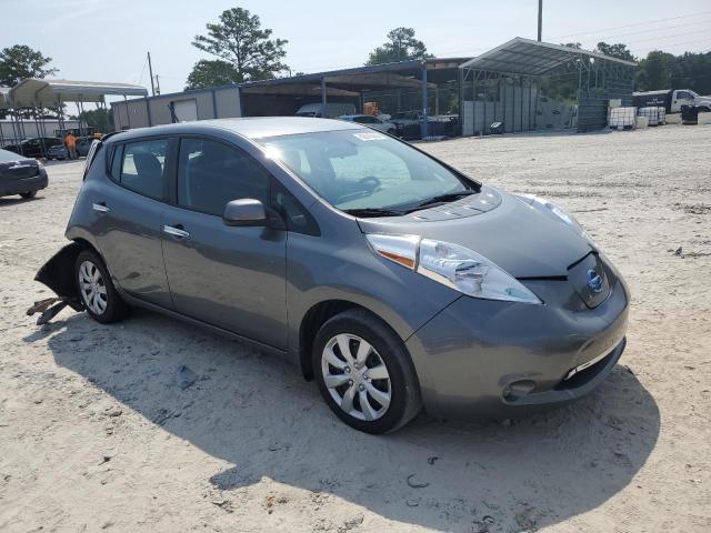 1N4AZ0CP6FC331746 - 2015 NISSAN LEAF S GRAY photo 4